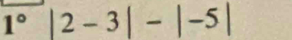 1°|2-3|-|-5|