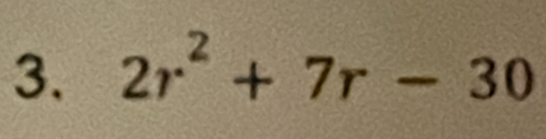 2r^2+7r-30