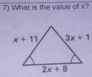 What is the value of x?