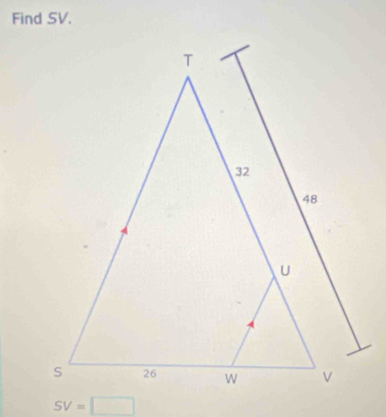 Find SV.
SV=□