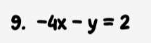 -4x-y=2