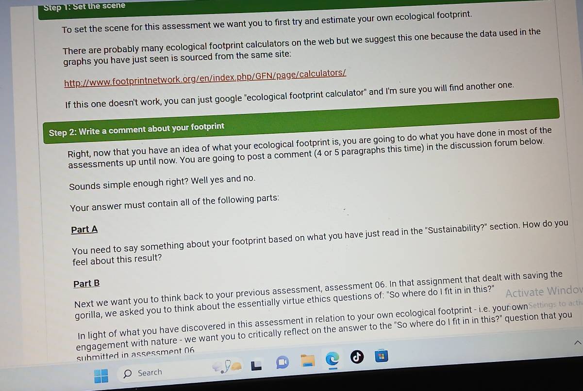 Solved: Set the scene To set the scene for this assessment we want you to  first try and estimate [Others]