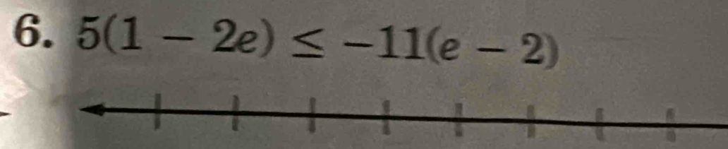 5(1-2e)≤ -11(e-2)