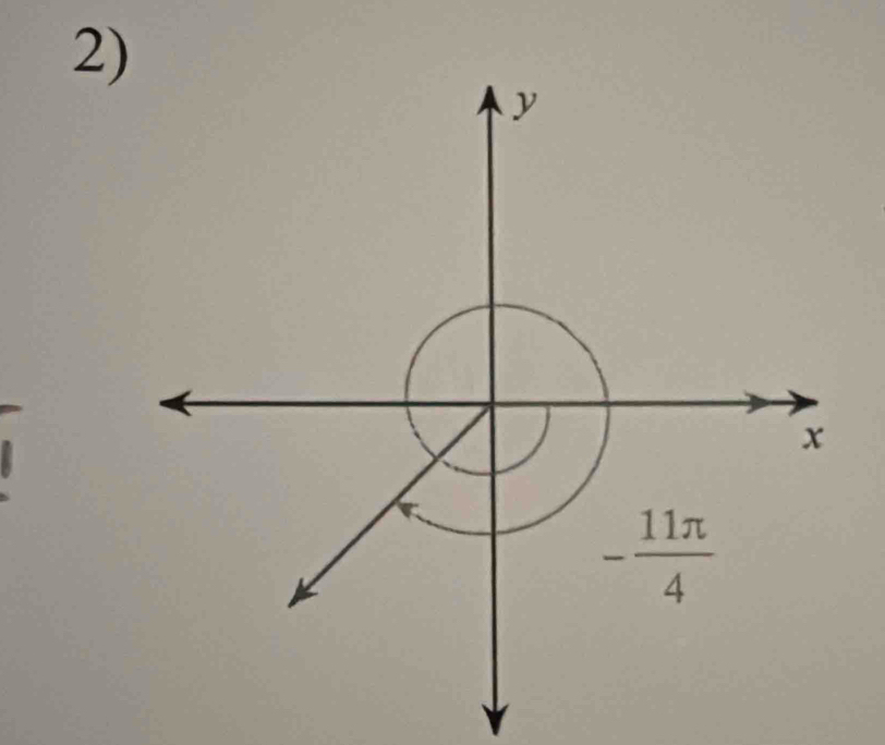 x
- 11π /4 