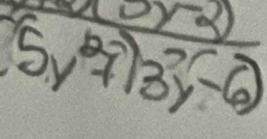 beginarrayr 2) (5y^27)3^2(-6)endarray