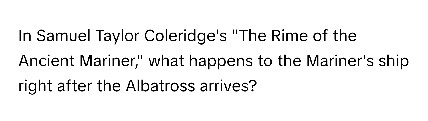 Solved: In Samuel Taylor Coleridge's 