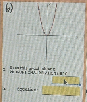 PROPORTIONAL RELATIONSHIP? 
_ 
b. Equation: