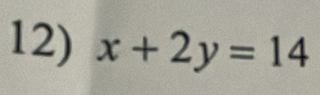 x+2y=14