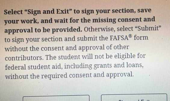 Solved: Select “Sign and Exit” to sign your section, save your work ...