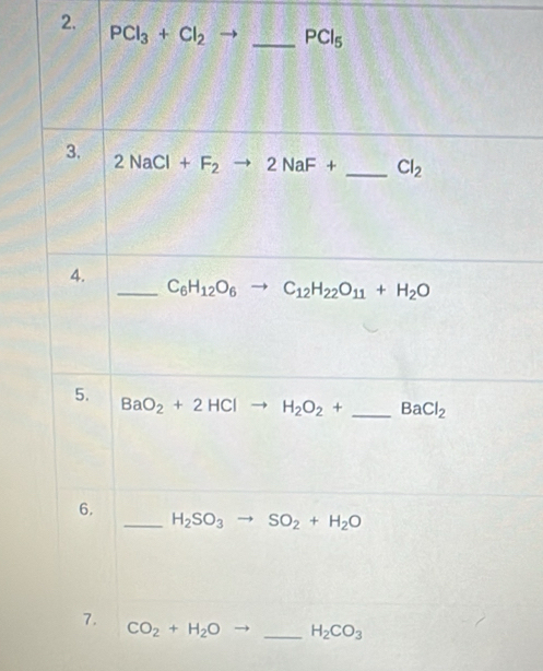 PCl_3+Cl_2