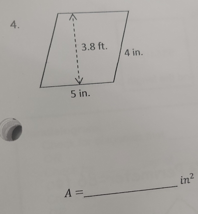 in^2
A=
_