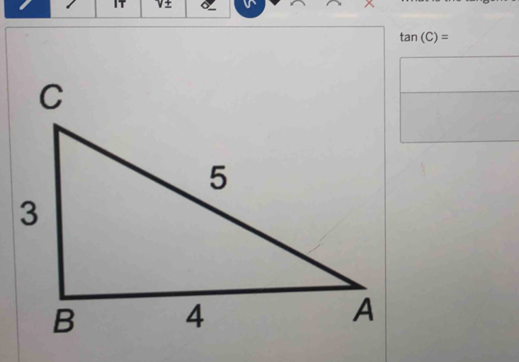 IT V± ^
tan (C)=