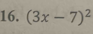 (3x-7)^2