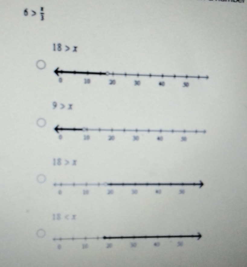 6> π /3 
18>x
9>x
18>x
18