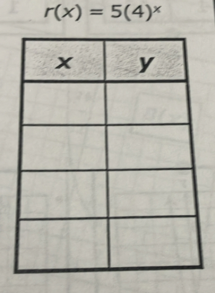 r(x)=5(4)^x