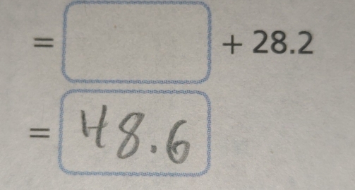 =□ +28.2
=