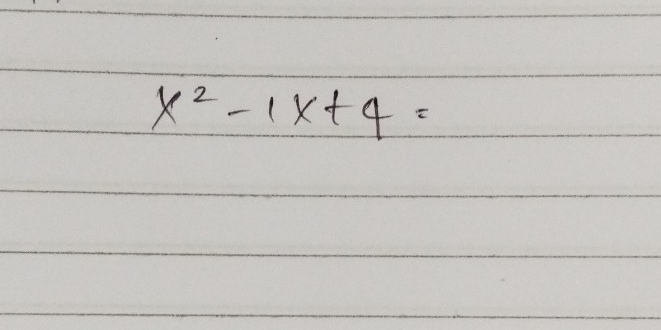 x^2-1x+4=