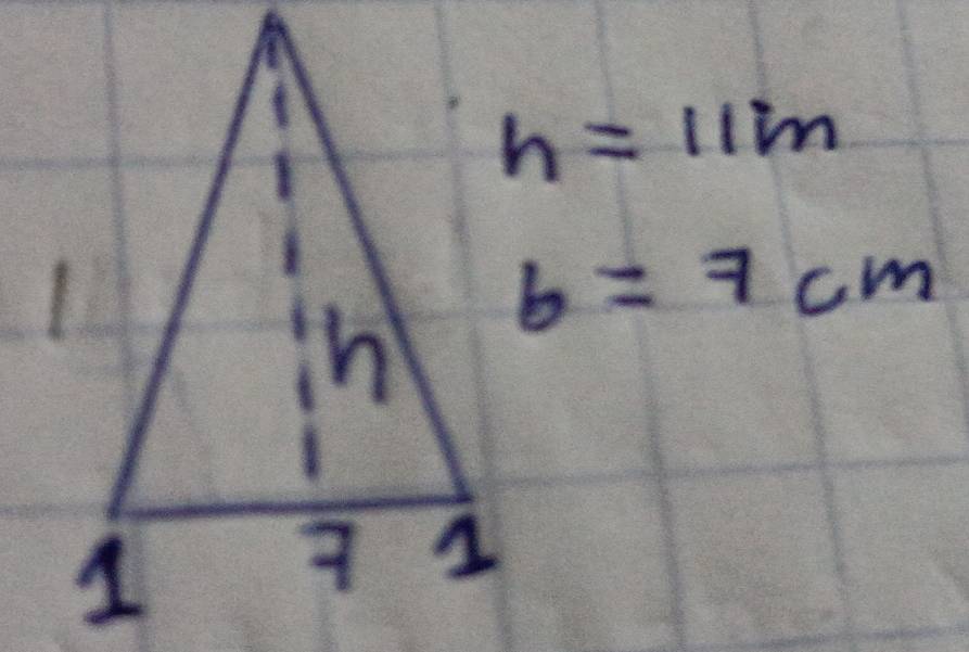 h=11in
b=7cm