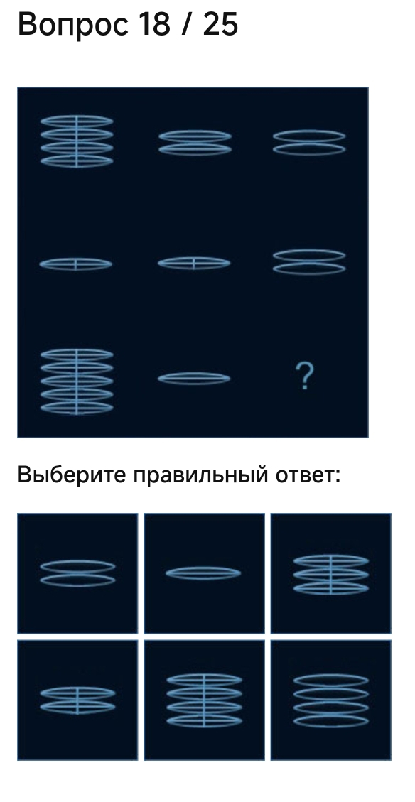 Boπpoc 18 / 25
Βы₁берите πравильηый ответ: