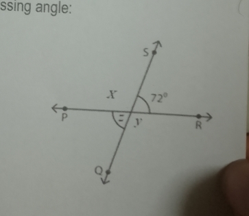 ssing angle: