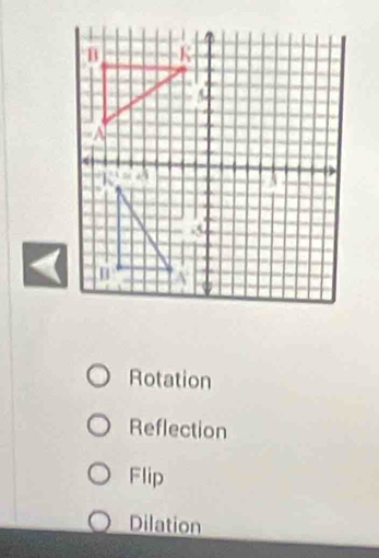 Rotation
Reflection
Flip
Dilation