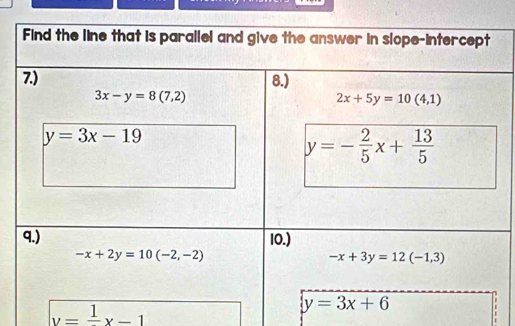 y=frac 1x-1