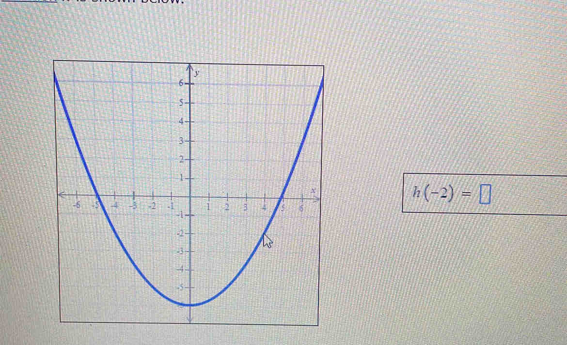 h(-2)=□