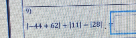 |-44+62|+|11|-|28|