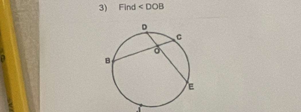 Find ∠ DOB