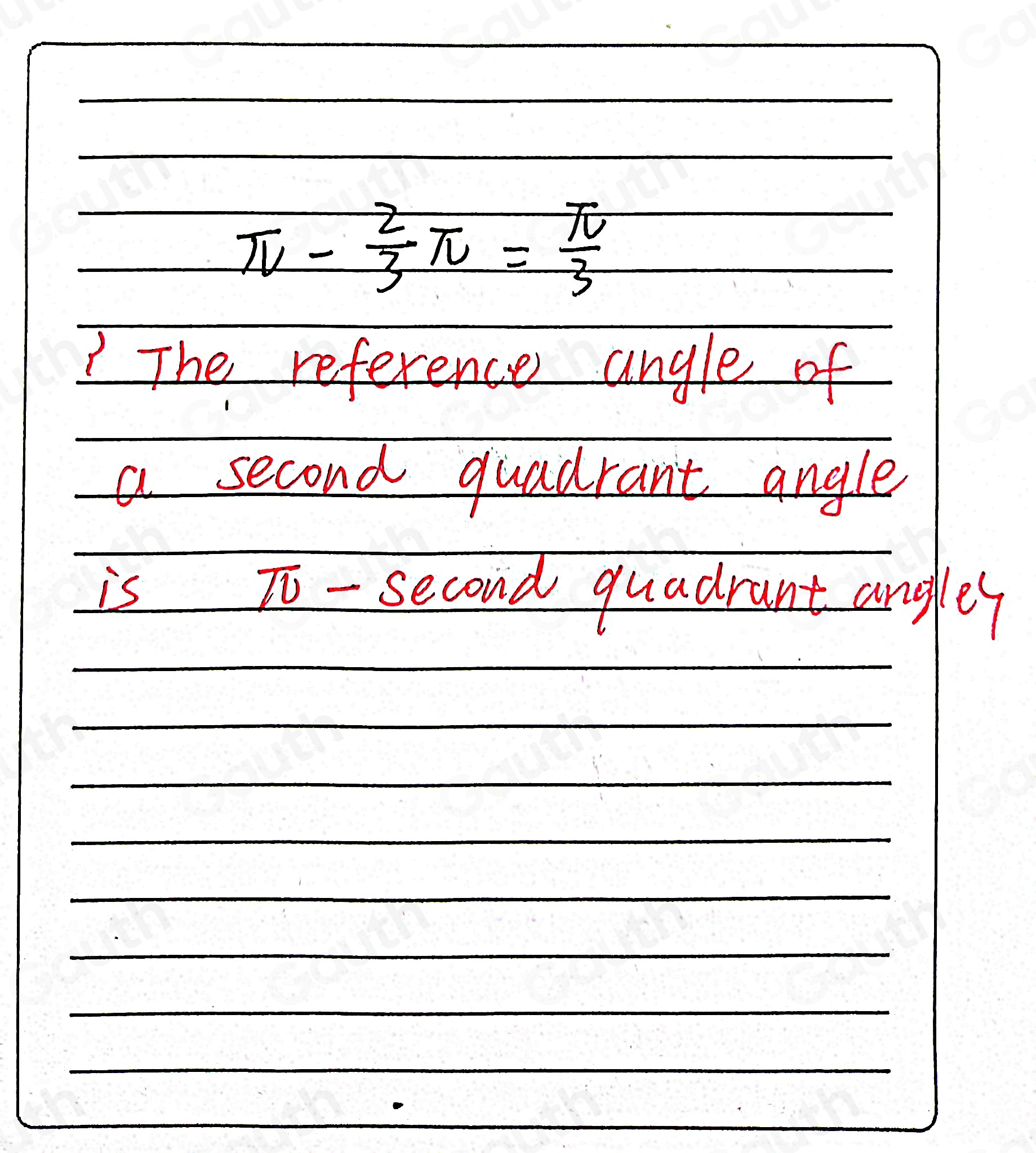 Solved: Question What is the reference angle for an angle with measure ...