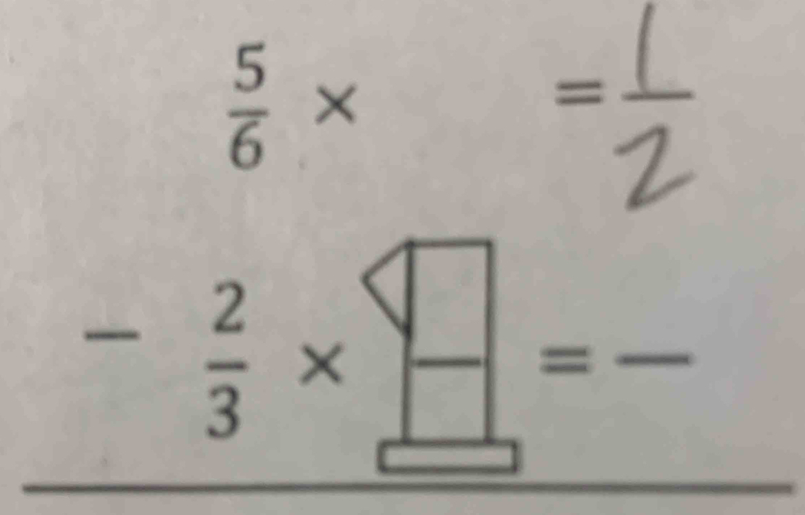 P(frac RS - 3×... 
□  
_ - 2/3 * □ =frac 