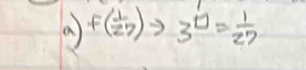 ( f( 1/27 )to 3^(□)= 1/27 