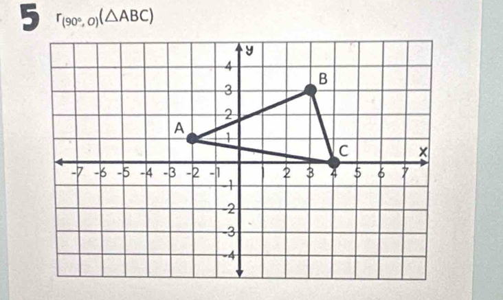 r_(90°,0)(△ ABC)