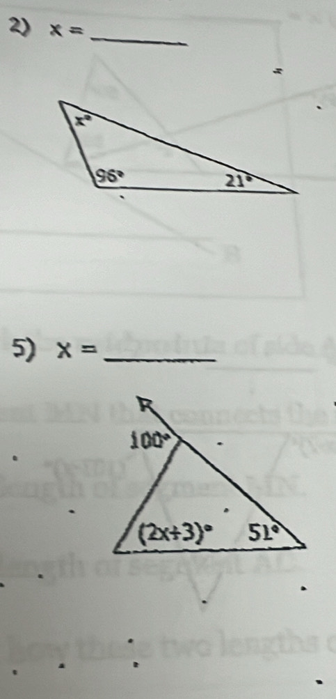 x=
_
5) x= _