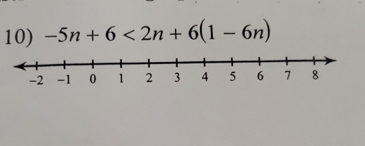 -5n+6<2n+6(1-6n)