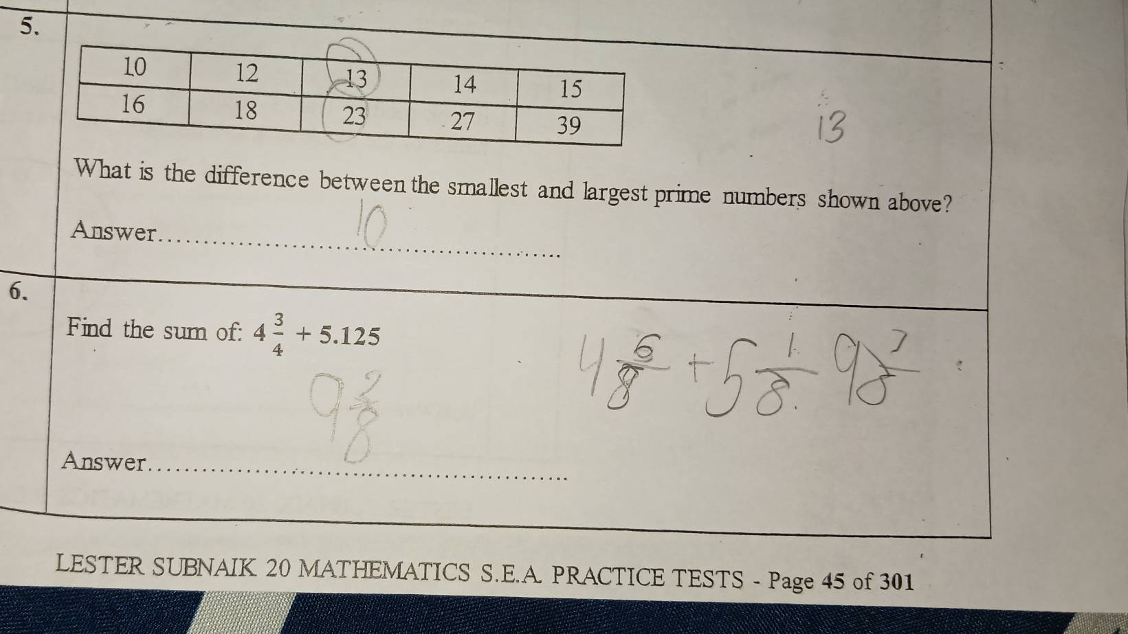 Solved: What is the difference between the smallest and largest prime ...