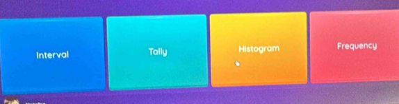 Interval Tally Histogram Frequency