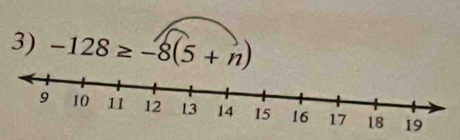 -128≥ -8(5+n)