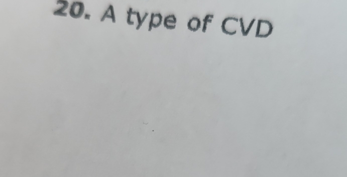 A type of CVD