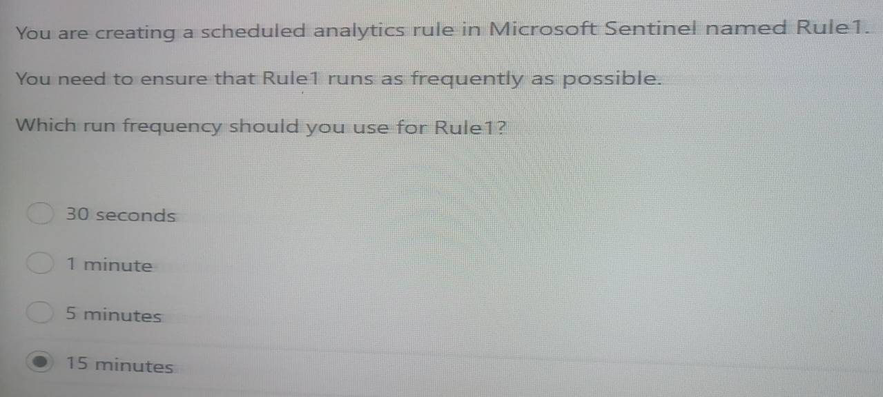 Solved: You are creating a scheduled analytics rule in Microsoft ...