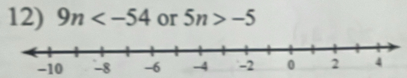 9n or 5n>-5