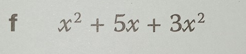 x^2+5x+3x^2