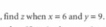 find z when x=6 and y=9.