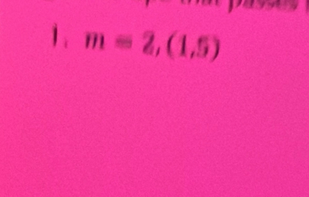 m=2,(1,5)