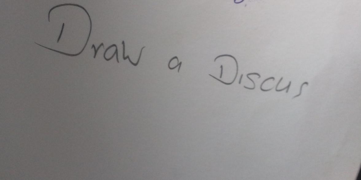 Draw a Discus