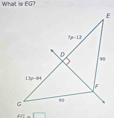 What is EG?
FG=□