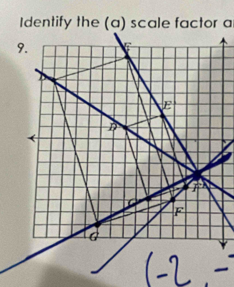 Identify the (a) scale factor a