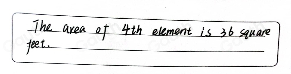 Solved: The first 3 elements of a pattern are shown below. Each element ...