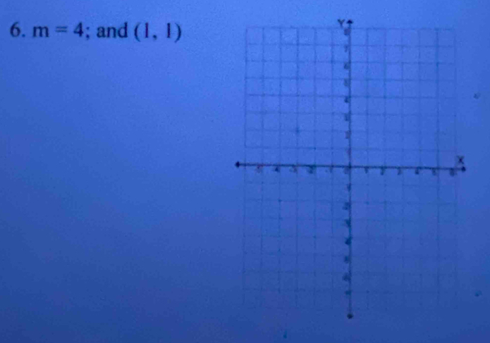 m=4; and (1,1)