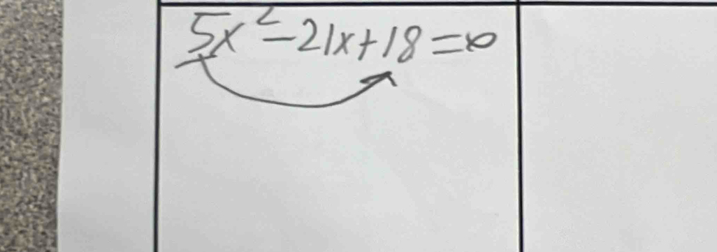 5x^2-21x+18=10